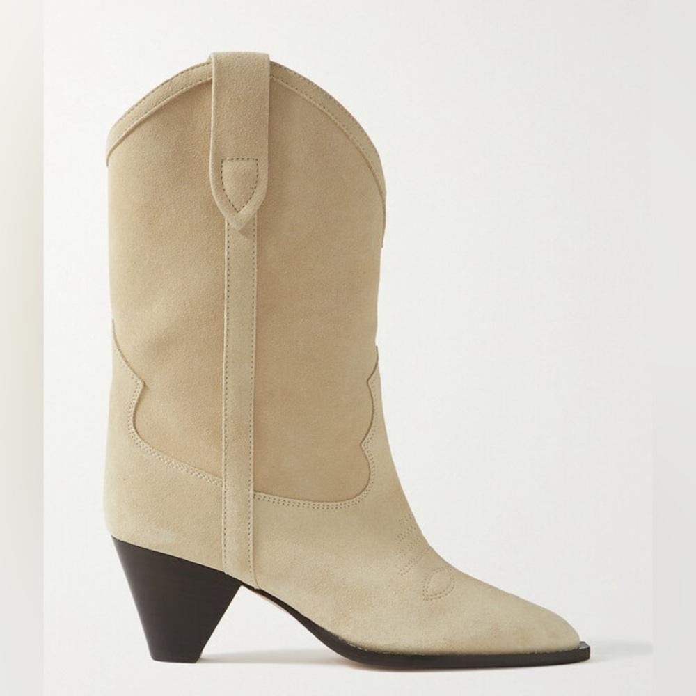 Isabel Marant Luliette embroidered suede ankle boots
Size 38